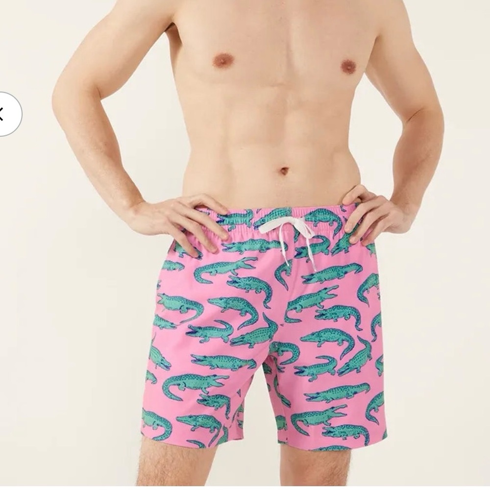 Chubbies Swim Shorts - Pink Alligator